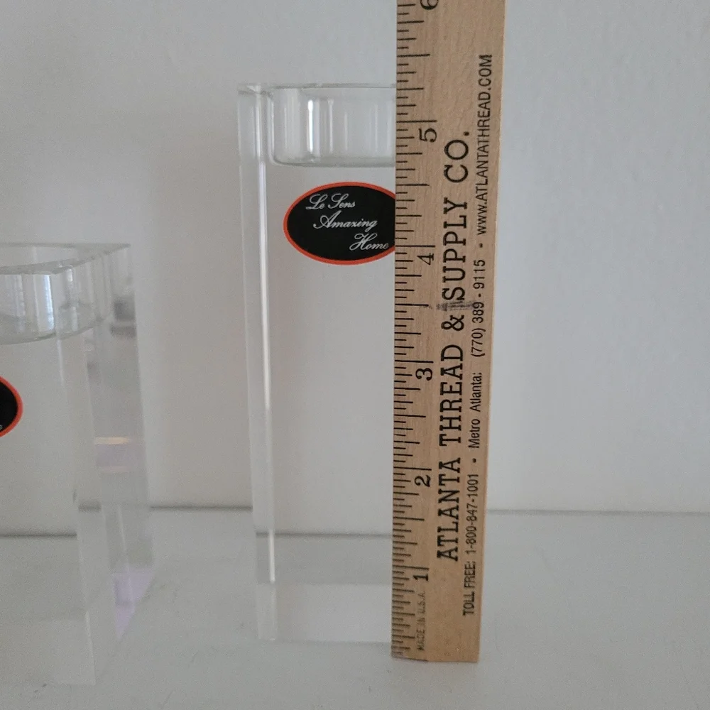 Le Lens Amazing Home Crystal Modern Candle Holders Set Of 3